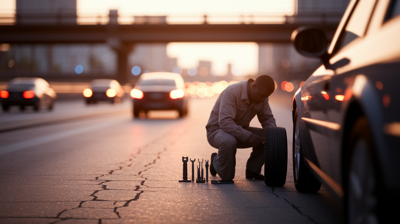 Tepeören Lastikçi – 7/24 Oto Lastik Tamiri ve Yol Yardı